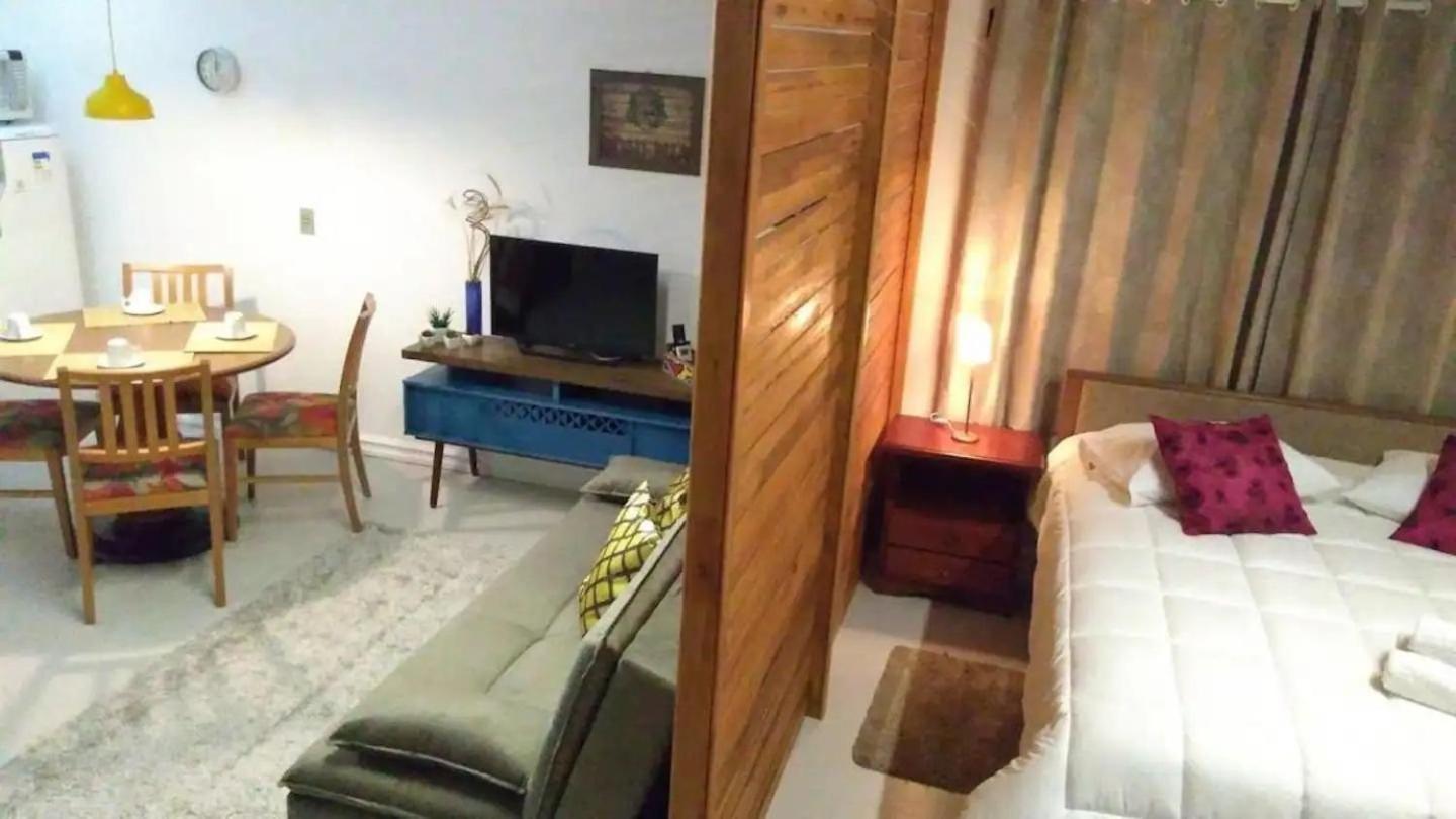 Locar-In Gramado - Loft A 50 M Da Rua Coberta. Apartment Bagian luar foto