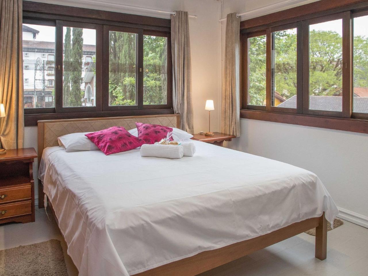 Locar-In Gramado - Loft A 50 M Da Rua Coberta. Apartment Bagian luar foto